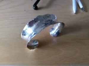 Zilveren dames armband