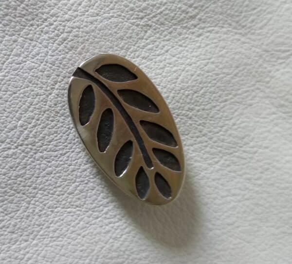 Zilveren fantasie broche