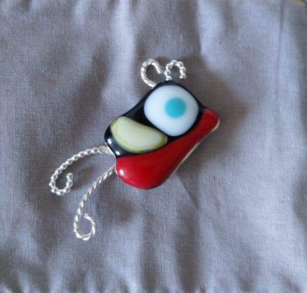 Broche van fusionglas