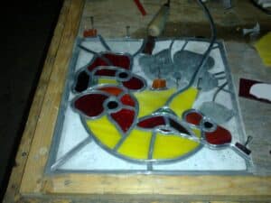 Raamdecoratie in wording