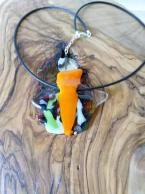 Hanger van fusion glas