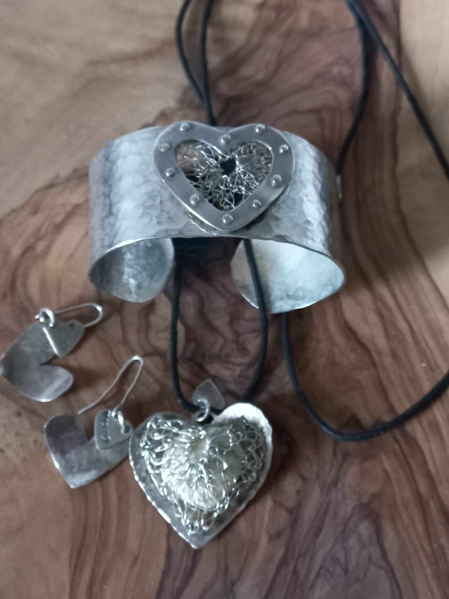 Hartvormige set