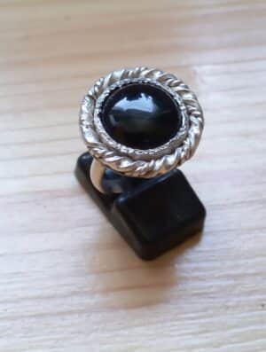 Zwarte Onyx ring